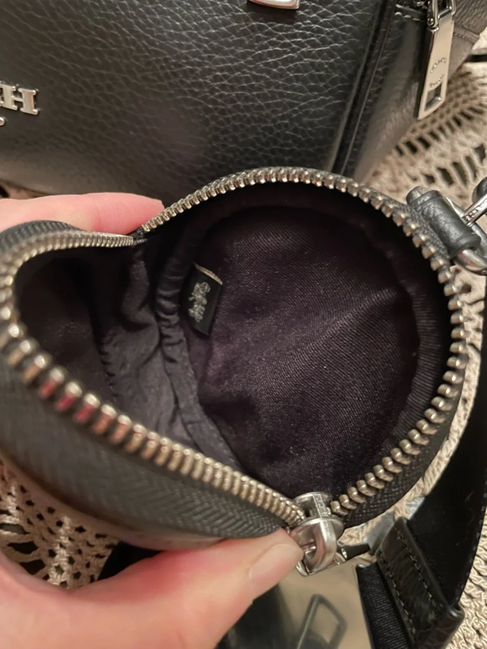 Coach Elias Belt Bag Black Leather NWT - Picture 5 of 10